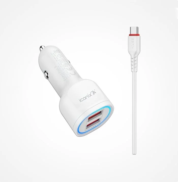 1714 chargeur voiture avec cable type c